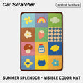 Summer Colorful Cat Scratcher Board