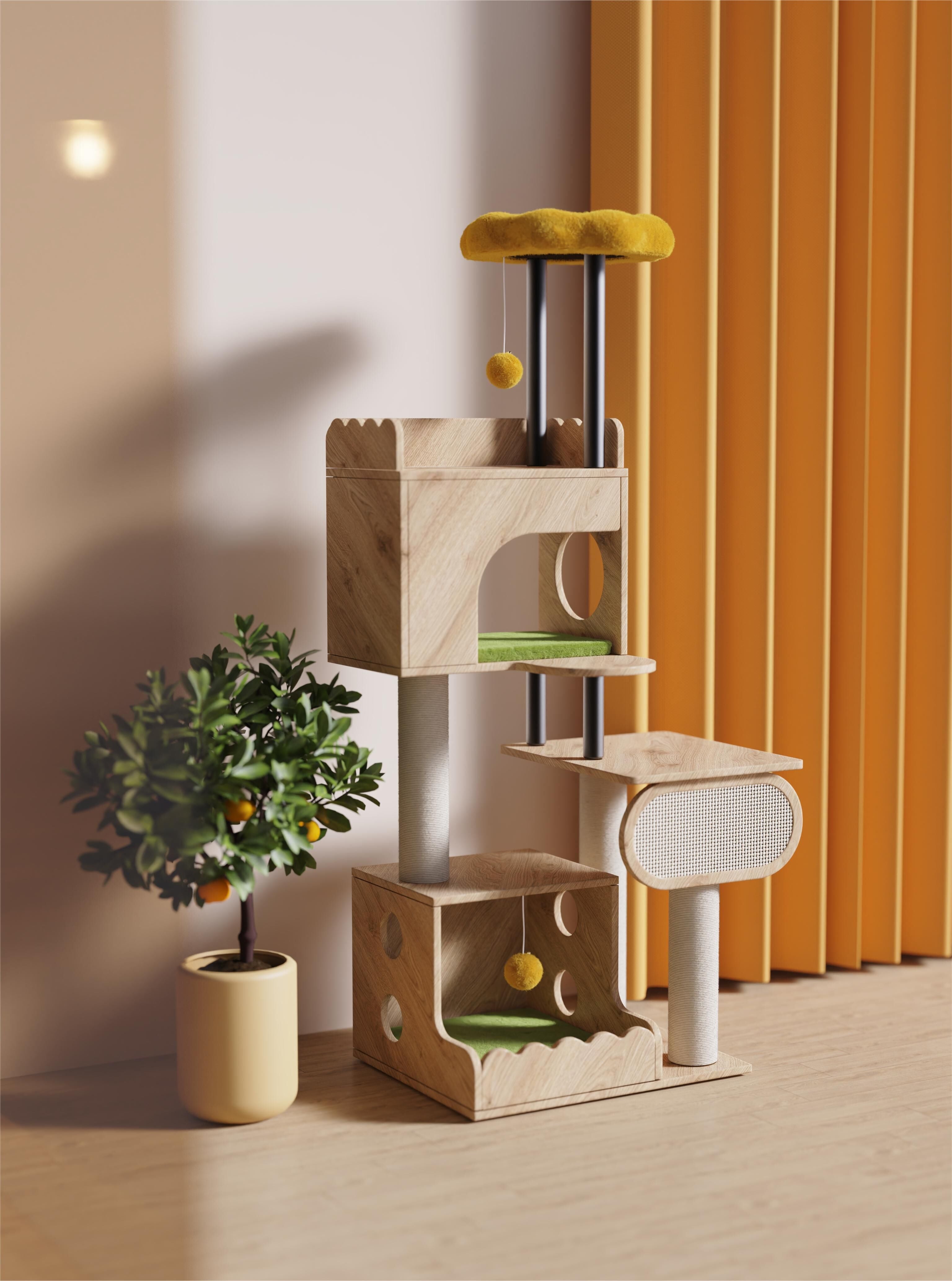 Modern Multi-Level Cat Tree