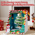 Christmas & Halloween Oil Painting: A Cat's Nest