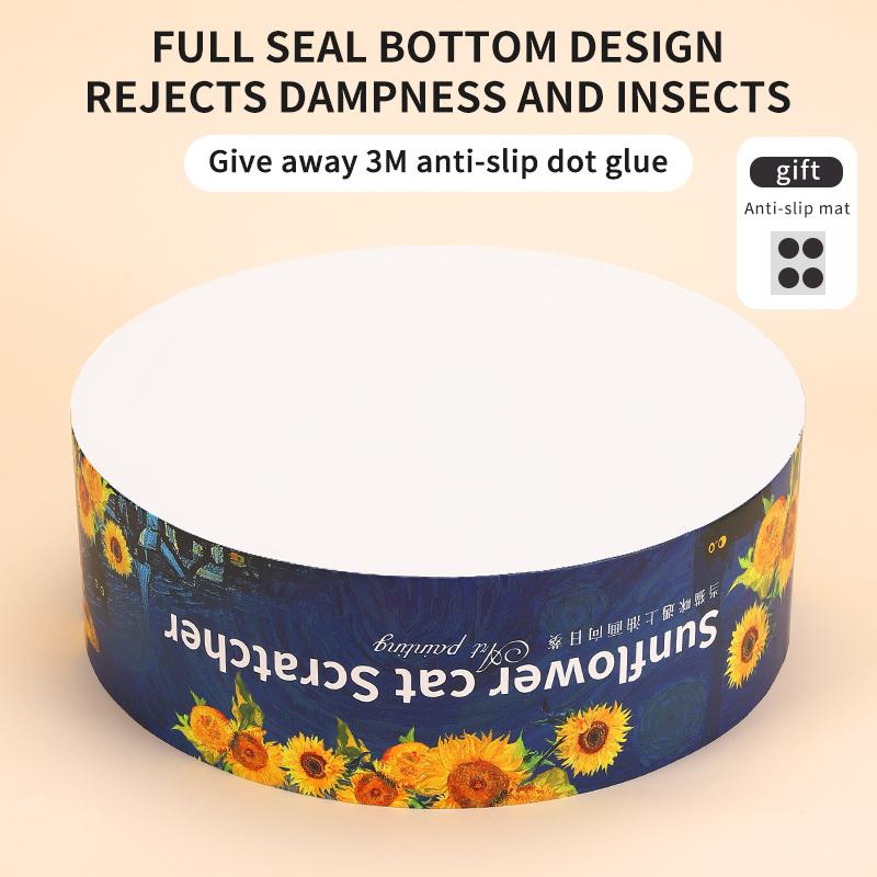 Art Round Cat Scratcher Bed