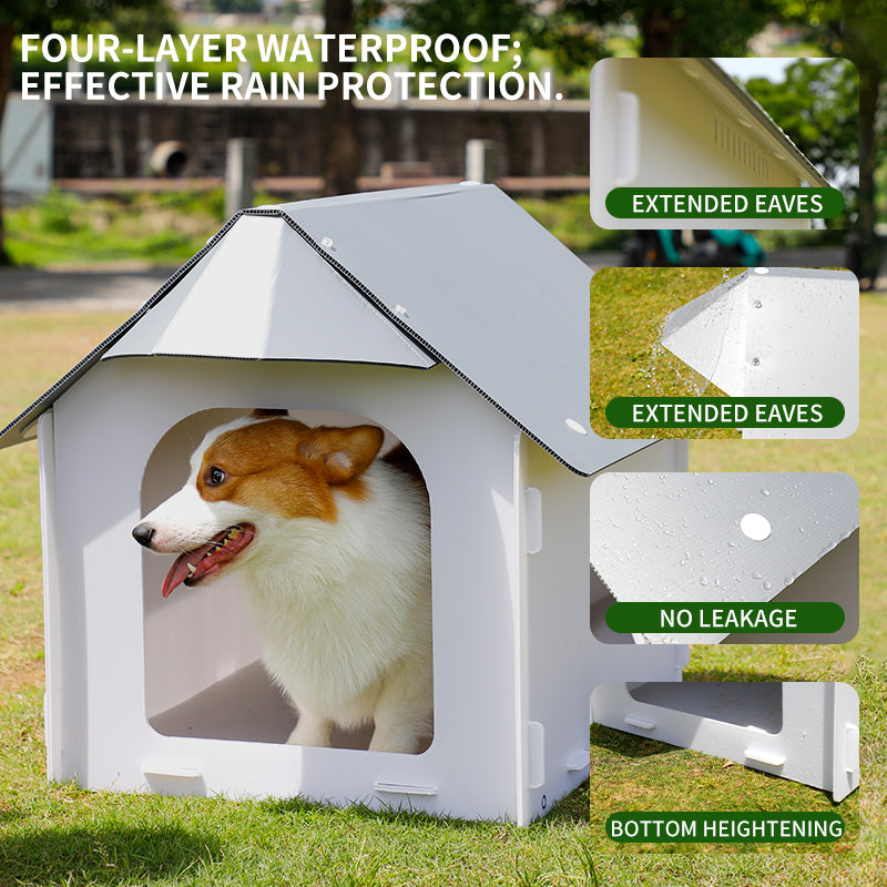 Waterproof outdoor pet house