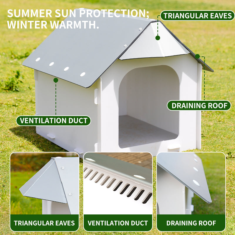 Waterproof outdoor pet house
