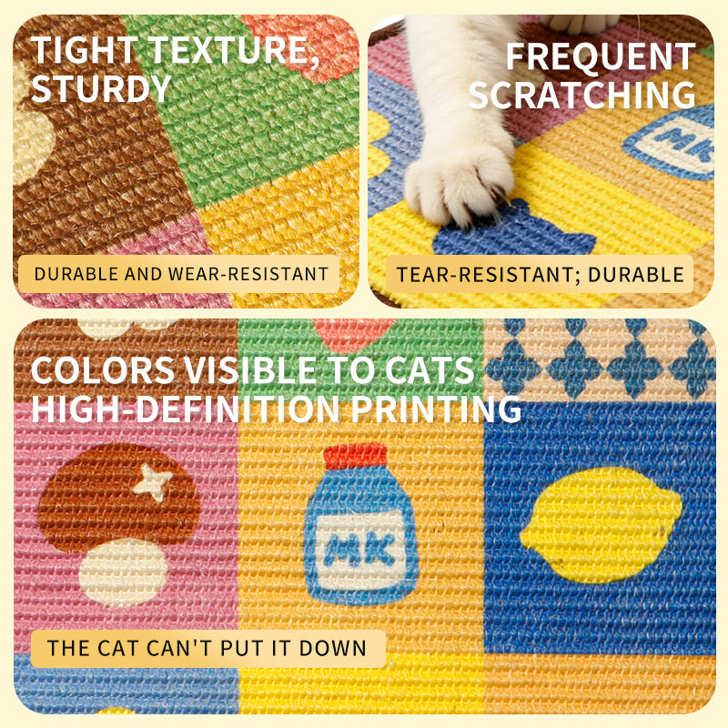 Summer Colorful Cat Scratcher Board
