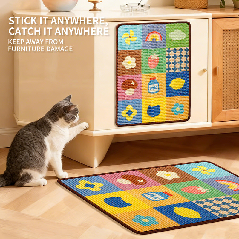 Summer Colorful Cat Scratcher Board