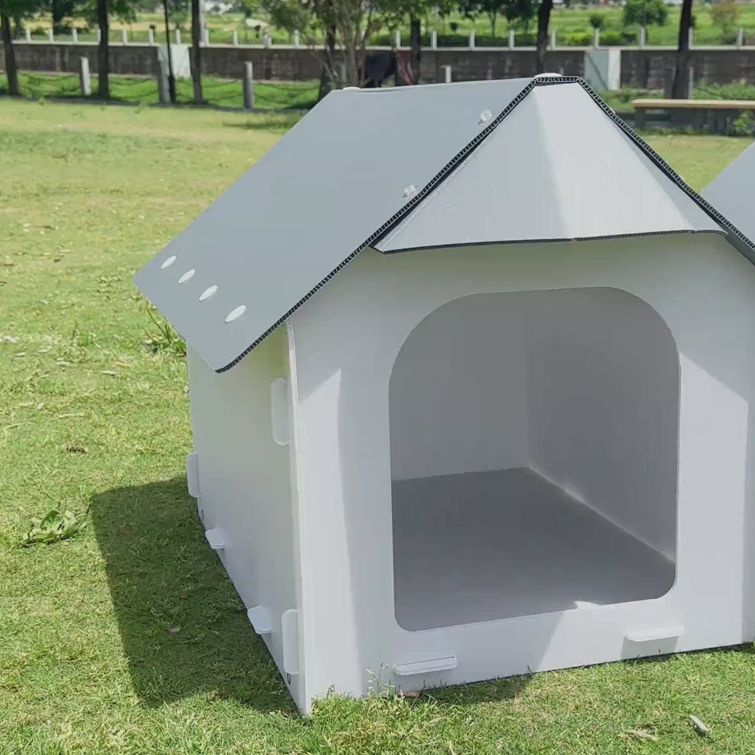 Waterproof outdoor pet house